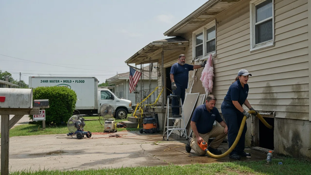 Water Damage Repair in Huntsville, AR near me